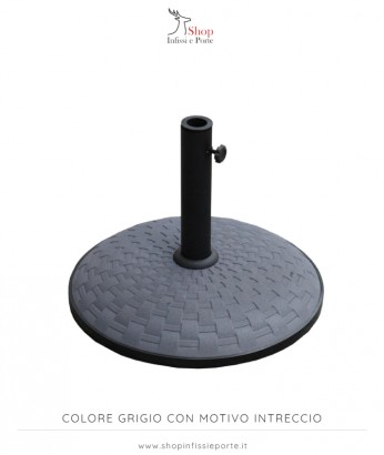 Base ombrellone in cemento tonda Ø 50 cm da 25 kg