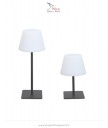 Lampada da tavolo a LED ricaricabile doppia altezza (vendibile in lotti da 6)