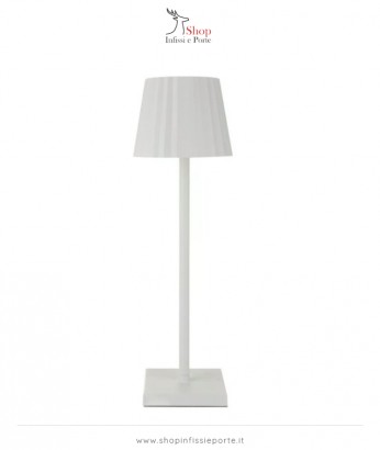 Lampada da tavolo wireless ricaricabile USB con regolazione touch, colore bianco (vendibile in lotti da 6)